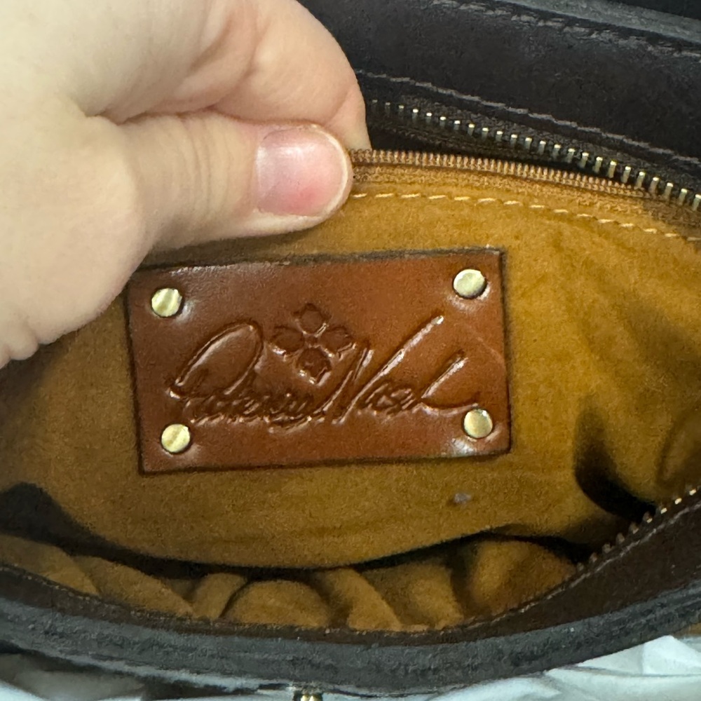 PATRICIA NASH MONTANA SADIE LACE UP LEATHER SATCHEL BAG - Picture 15 of 16